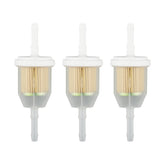 Hipa AM116304 Fuel Filter Fits 1/4" & 5/16" Fuel Line for LA105 LA110 LA115 LA120 LA125 #25 050 22-S 71-5960 120-436 GY20709 149-2206-01 Lawn Tractor